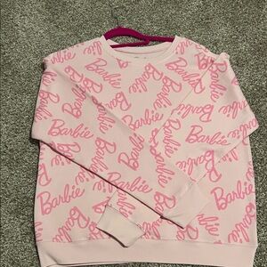 Barbie Pink Crew Neck Sweater